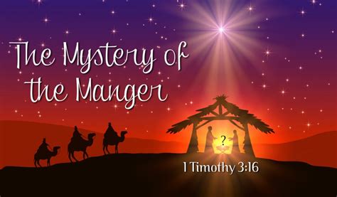 Message “the Mystery Of The Manger Unlocking The Mystery Of ” From