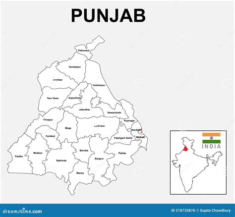 Punjab Map Political Map Of Punjab Punjab Map Of Pakistan With