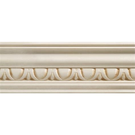 2 34 In X 8 Ft White Hard Unfinished Crown Moulding In The Crown