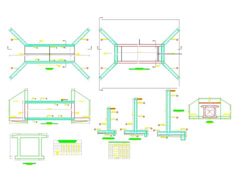 Culvert Layout And Cross Section Reinforcement Free Drawing Layout Images