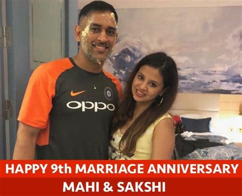 Ms Dhoni Sakshi Celebrate Their Th Marriage Anniversary Today