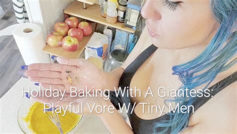 Freya Reign Holiday Baking With A Giantess Playful Vore Of Tiny Men
