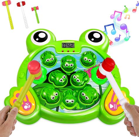 Interactive Whack A Frog Game 3 Hammers Included Learning Active