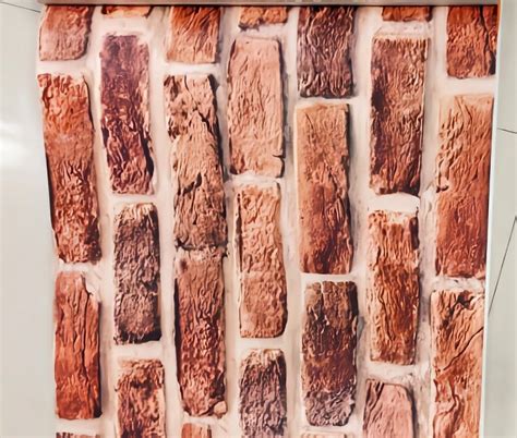 02mm Vinyl Brick Wallpaper For Home At Rs 2000roll In New Delhi Id