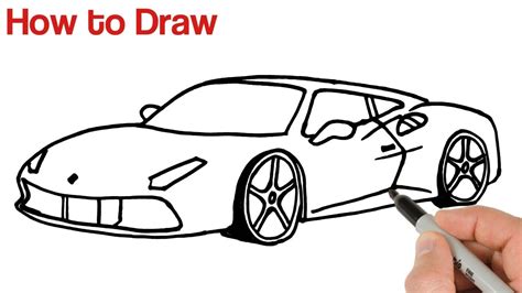 Drawing Racing Car Draw Spaces