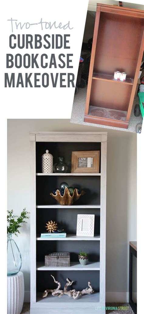 The most common chalk paint bookcase material is wood. Curbside Painted Bookcase For the Craft Room - Life On ...