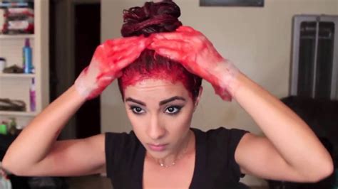 How To Dye Hair Red Without Using Bleach L Loreal Hicolors Hi Lift Red