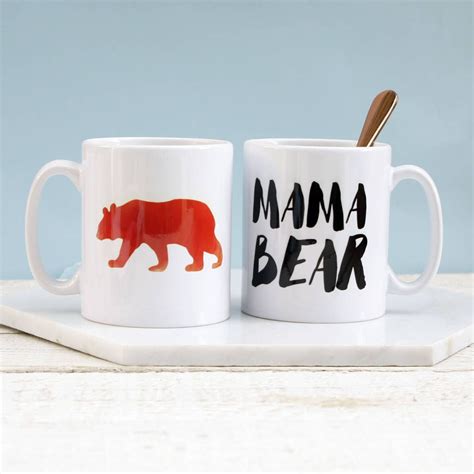 Mama Bear Ceramic Mug By Thats Nice That Mugs Quirky Ts Ts