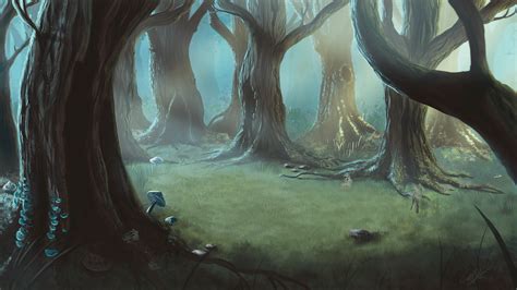 Misty Forest By Hadespixels On Deviantart
