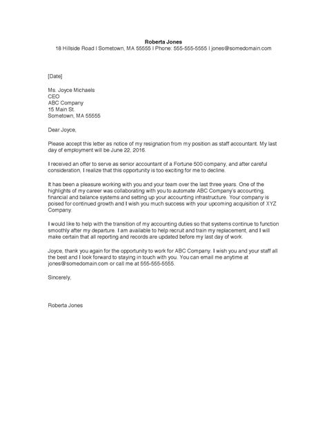Example Resign Letter 24 Hours Dominickecbrowning