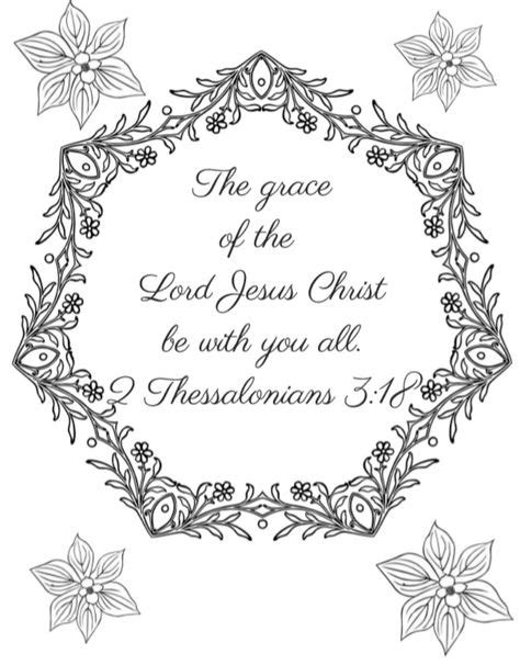 12 Free Bible Verse Coloring Pages | Bible verse coloring page