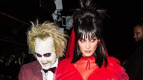 Abel and bella step out for halloweenthey're so cute, so glad they're back together. Bella Hadid and The Weeknd Wear Beetlejuice Costumes for ...