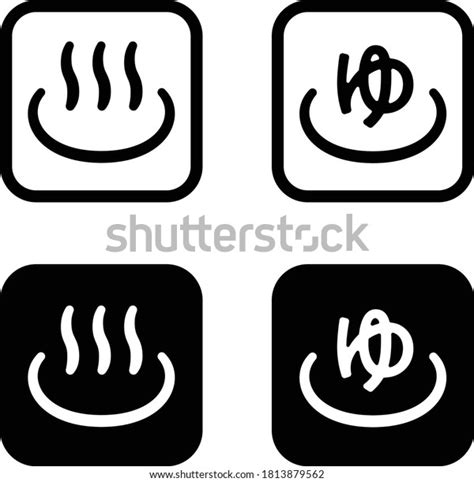 japanese hot spring flat icon set stock vector royalty free 1813879562 shutterstock