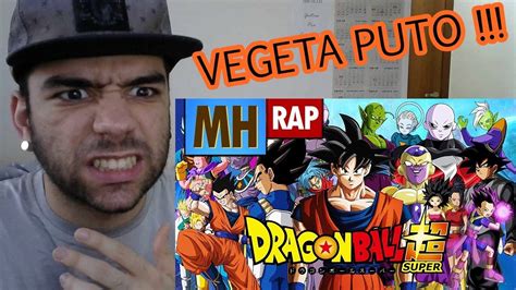 React Rap Da Saga Dragon Ball Super Mhrap Youtube