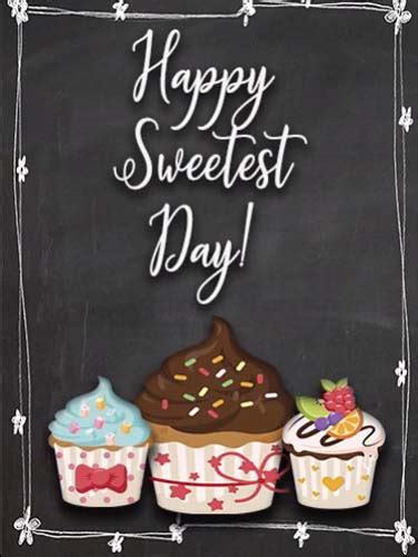 Happy Sweetest Day Sweet Cupcakes Free Happy Sweetest Day Ecards 123