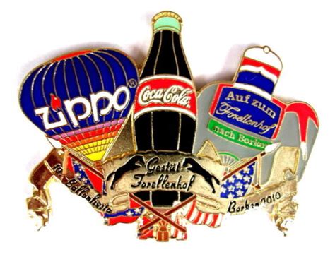 Zippo Ballon Special Shape Pin Pins Borken Mit Coca Cola Ebay