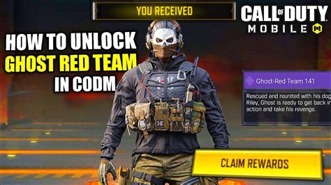 How To Unlock Ghost Red Team 141 In Cod Mobile Season 9 Youtube