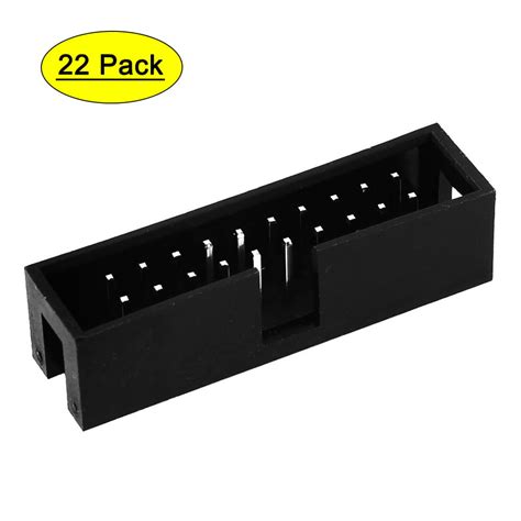 22pcs 2x10 20 Pin 254mm Pitch Straight Box Header Connector Idc Male Sockets