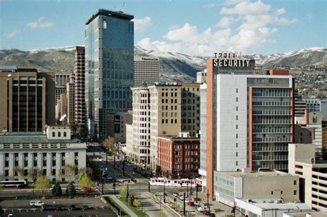 Looking North On Main Street In Salt Lake City In 2003 Photography By