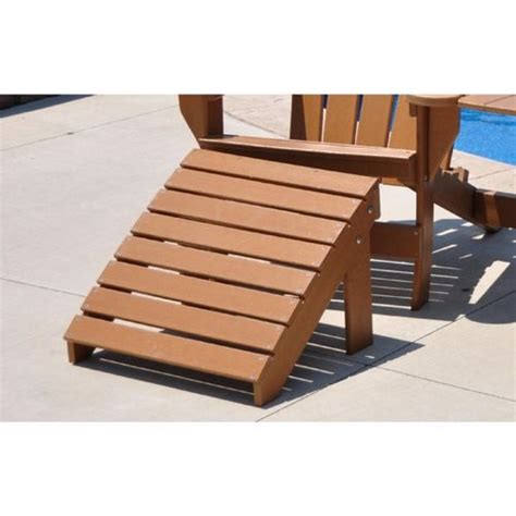 Take a look through our adirondack chair buying guide over on the blog to find the perfect adirondack set, featuring a chair, side table, cushion and ottoman, for your. Traditional Recycled Plastic Ottoman For Adirondack Chairs ...