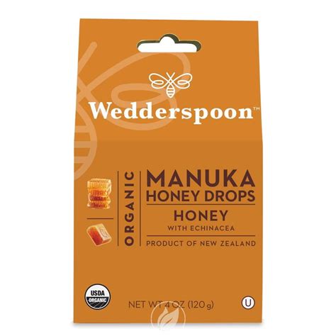 Wedderspoon Organic Manuka Honey Drops Honey Ounce Walmart