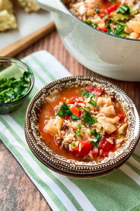 Easy Unstuffed Cabbage Roll Soup Daily