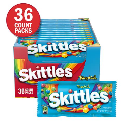 Skittle Tropical 217 Oz 36 Ct Bulk Package