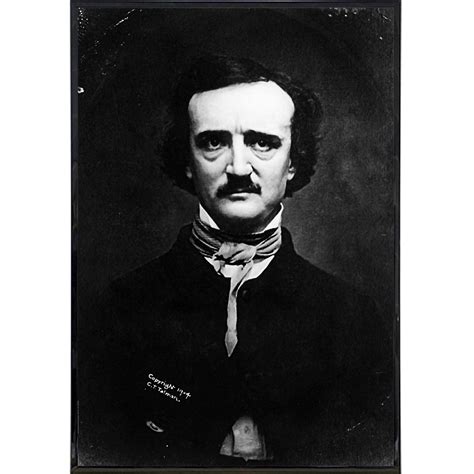 Edgar Allan Poe Portrait Print Poe Edgar Allan Poe Stationery Cards