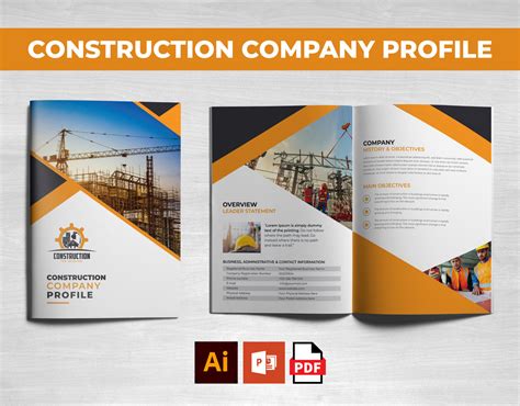 Construction Company Profile Template By Anik Paul Joyraj Design Apj