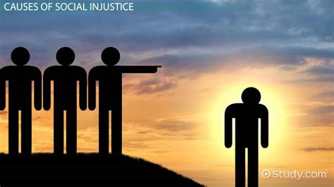 Social Injustice Definition Causes And Effects Lesson