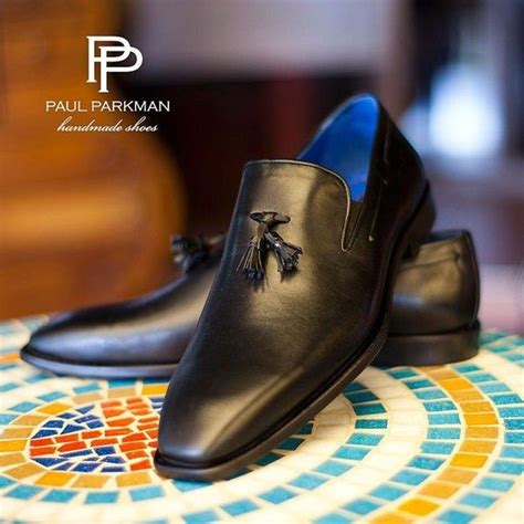 Men S Luxury Shoes By PAUL PARKMAN Paul Parkman Mens Tassel Loafer Black Website Featuring