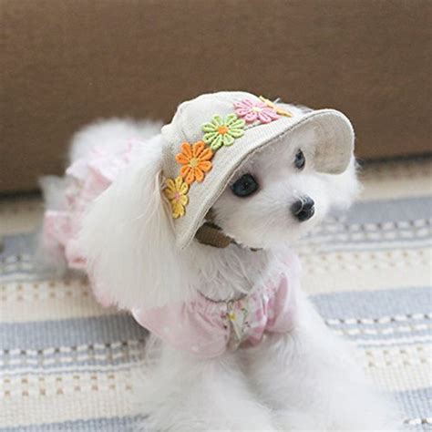 Ueetek Dog Cat Puppy Pet Chihuahua Sport Cap Bucket Hat Visor Sun