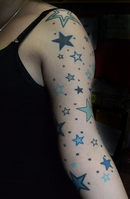 36 Attractive Star Tattoos For Shoulder