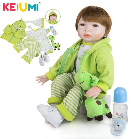 22 Inch Keiumi Silicone Reborn Baby Dolls Cloth Body 55 Cm Baby Dolls