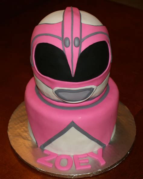 pink power ranger cake  kb cakes wwwkbcakesme power