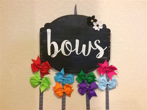 Large Bow Holder Custom Colors By Nameaboveall On Etsy