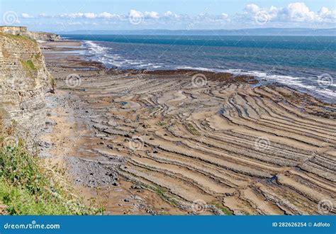 Southerndown Beach And Cliffs Dunraven Glamorgan Wales Uk Stock