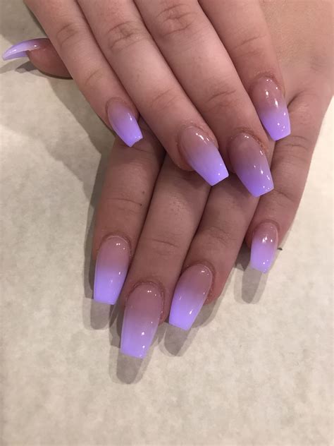 Pin By Astriel Morton On Nails Purple Ombre Nails Lavender Nails