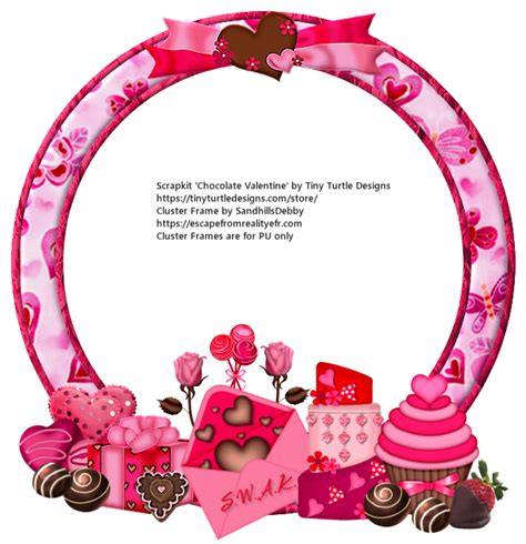 Escape From Reality Blog Ftu Chocolate Valentine Cluster Frames Ttd