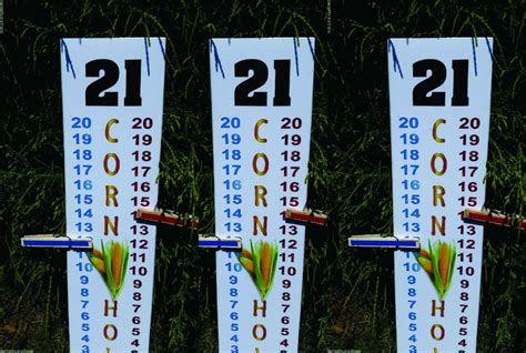 3 Pack Cornhole Scoreboard Score Keeper Full Color Corn Hole And Life