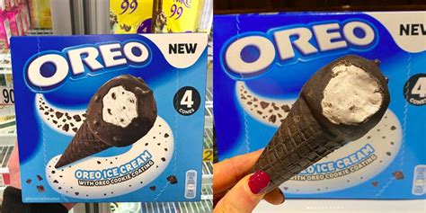 Oreo Ice Cream Cones Are Available In Supermarkets Now