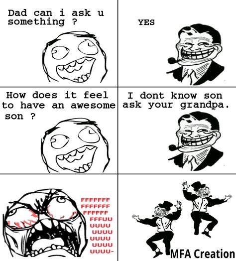 Troll Dad And Awesome Son Meme By Mfaisal Memedroid