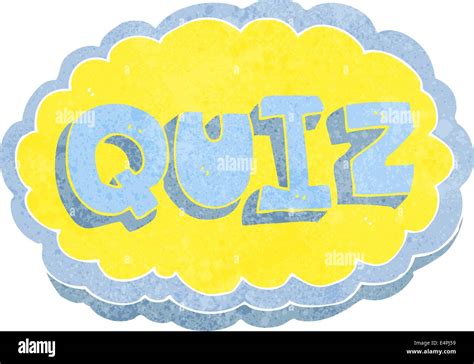 Cartoon Quiz Sign Hi Res Stock Photography And Images Alamy