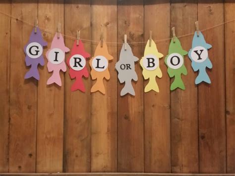 Fishing Baby Shower Gender Reveal Party Gender Reveal Ideas