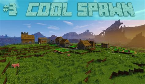 Cool Npc Village Spawn Dungeon Stronghold Minecraft Seed