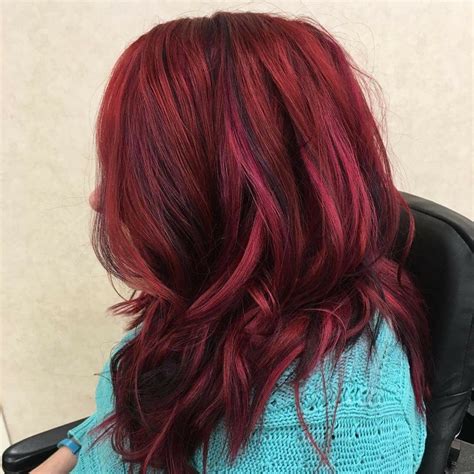 Cherry Hair Color With Highlights Carley Doughty