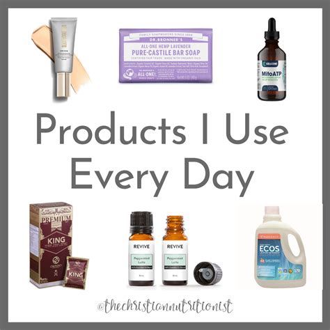 Products I Use Everyday — The Christian Nutritionist