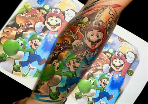 101 Best Mario Tattoo Ideas You Have To See To Believe Outsons