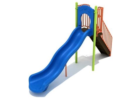 5 Foot Single Wave Slide Playground Equipment Pros