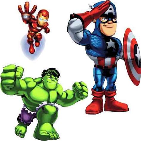 Personalixados Herois Alta Resolução Adesivo P Criança Marvel Super